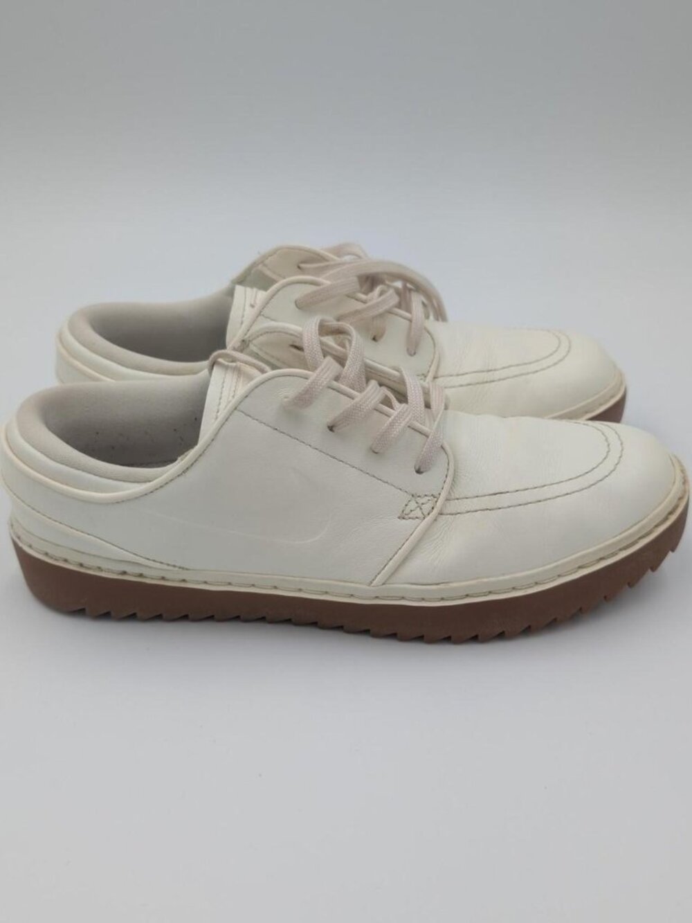 Nike Janoski G Sail Gum Leather Spikeless Golf Shoes AT4967-101 Men’s Size 10